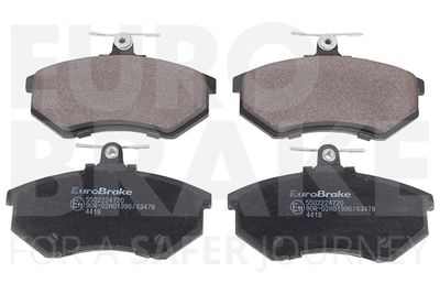 Комплект тормозных колодок, дисковый тормоз EUROBRAKE 5502224720 для VW CORRADO