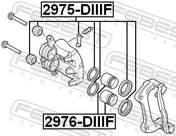 Piston, brake caliper 2976-DIIIF