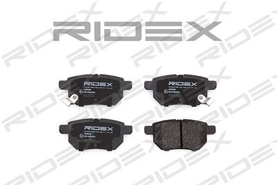 Комплект тормозных колодок, дисковый тормоз RIDEX 402B0689 для LIFAN CELLIYA