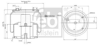 FEBI BILSTEIN Federbalg, Luftfederung