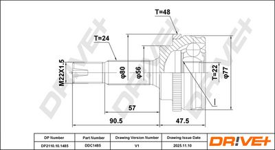GELENKSATZ ANTRIEBSWELLE DR!VE+ DP2110101485