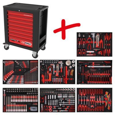 Ks Tools - Súprava dielenského vozíka P15 397 dielov