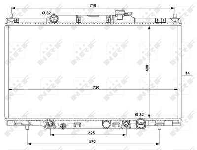 Радиатор, охлаждение двигателя WILMINK GROUP WG1722417 для HONDA CR-V