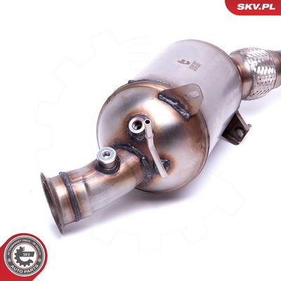 Suodžių / kietųjų dalelių filtras, išmetimo sistema