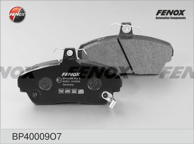 комплект спирачно феродо, дискови спирачки FENOX BP40009O7