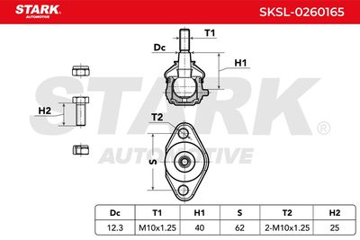 Шарнири STARK SKSL-0260165