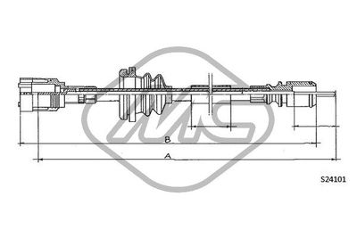 Linka tachografu METALCAUCHO 82976