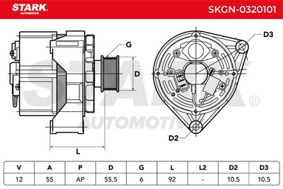 генератор STARK SKGN-0320101