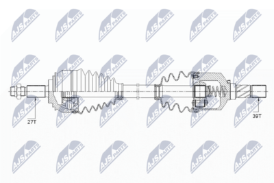 Wał napędowy NTY NPW-RE-154