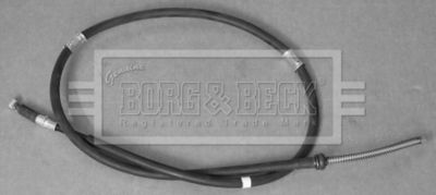 Тросик, cтояночный тормоз BORG & BECK BKB3512 для MITSUBISHI PAJERO