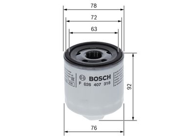 FILTRU ULEI BOSCH F026407318 4