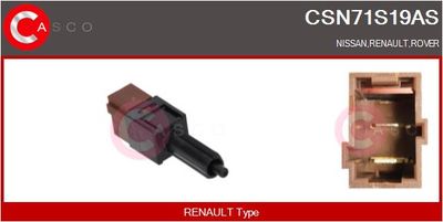 COMUTATOR LUMINI FRANA CASCO CSN71S19AS