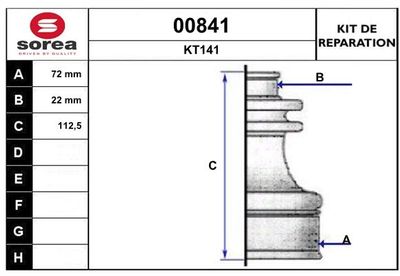 FALTENBALGSATZ ANTRIEBSWELLE