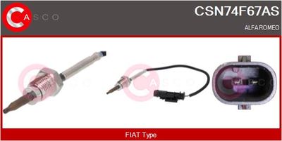 SENZOR TEMPERATURA GAZE EVACUARE