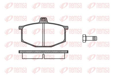Комплект тормозных колодок, дисковый тормоз REMSA 0060.00 для RENAULT 6