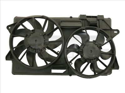 Radiatorventilator (met huisvesting)