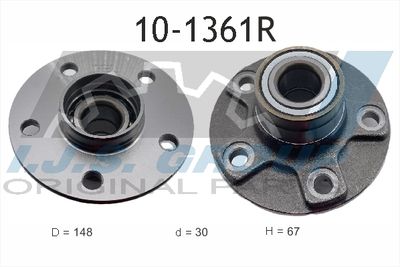 IJS GROUP 10-1361R Подшипник ступицы для NISSAN MAXIMA / MAXIMA QX V (A33)