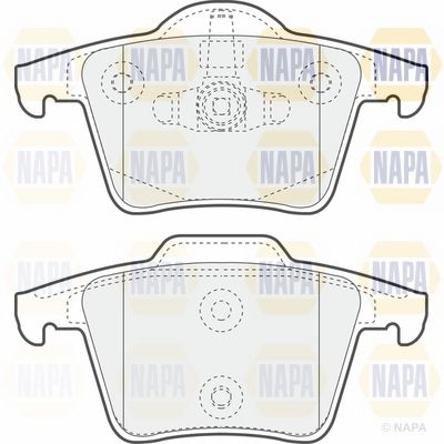 Brake Pad Set NAPA PBP7001