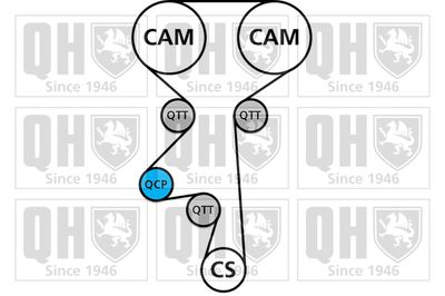 SET CUREA DE DISTRIBUTIE QUINTON HAZELL QBK259 1