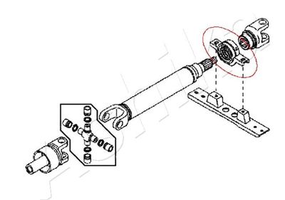 LAGAR CENTRAL CARDAN ASHIKA GOM2805 1