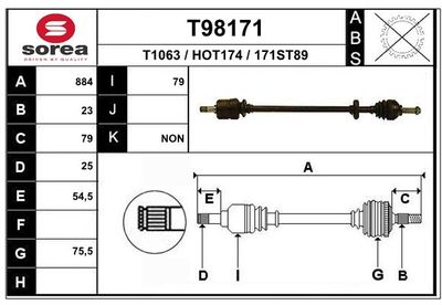 ANTRIEBSWELLE EAI T98171