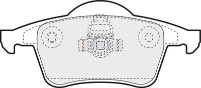 Fahren Brake Pad Set, disc brake FBP3045