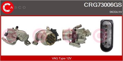 Chladič, recirkulace spalin CASCO CRG73006GS