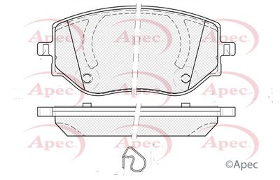 Brake Pad Set APEC PAD2487