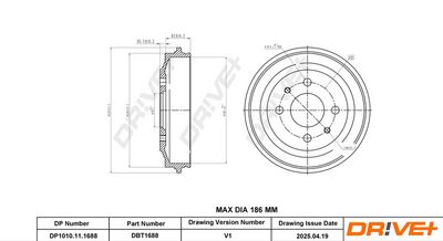BREMSTROMMEL DR!VE+ DP1010111688 2