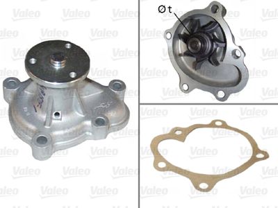 Water Pump, engine cooling 506697