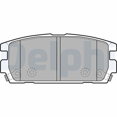 Brake Pad Set, disc brake LP1930