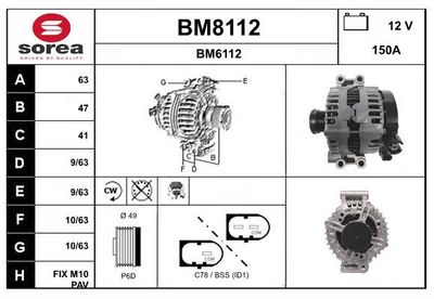 GENERATOR SNRA BM8112