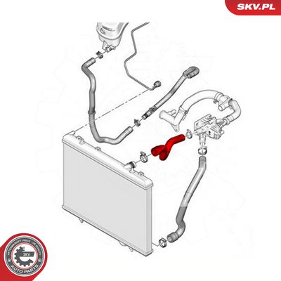 Hadice chladiče SKV 24SKV233