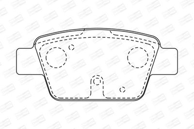 BREMSBELAGSATZ SCHEIBENBREMSE CHAMPION 573105CH 1