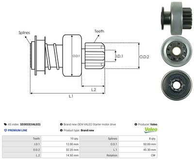 Vorschau SD3033(VALEO) Ansicht 4