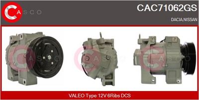 Kompresor, klimatizace CASCO CAC71062GS