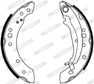 SET SABOTI FRANA FERODO FSB4051 1