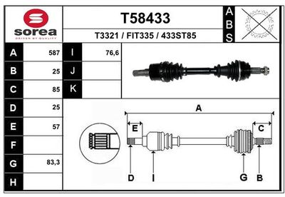 ANTRIEBSWELLE EAI T58433
