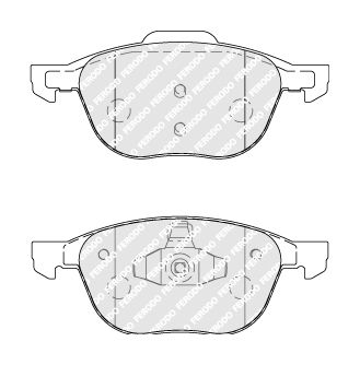 SET PLACUTE FRANA FRANA DISC FERODO FDB1594 1