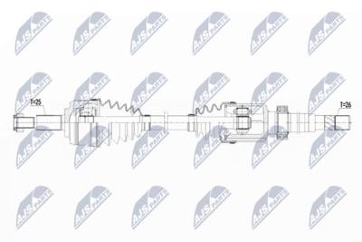 Wał napędowy NTY NPW-RE-103