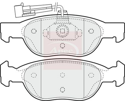 APEC Brake Pad Set, disc brake PAD949