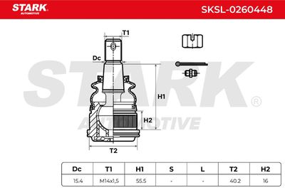 Шарнири STARK SKSL-0260448