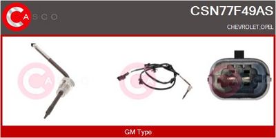 SENZOR TEMPERATURA GAZE EVACUARE