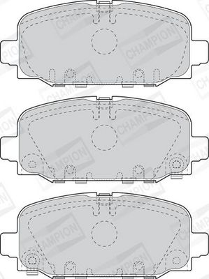 BREMSBELAGSATZ SCHEIBENBREMSE CHAMPION 573824CH 1