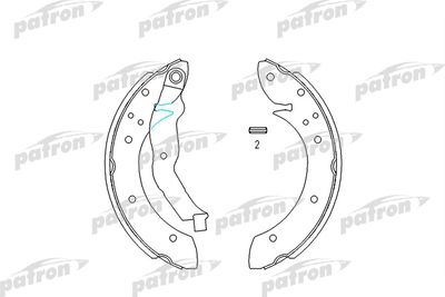 Комплект тормозных колодок PATRON PSP447 для BMW 3