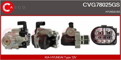 SUPAPA EGR CASCO CVG78025GS