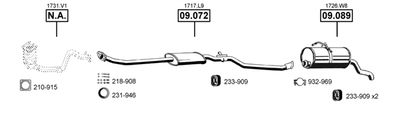 Układ wydechowy ASMET CI090230