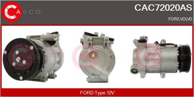 Компрессор, кондиционер CASCO CAC72020AS для FORD C-MAX
