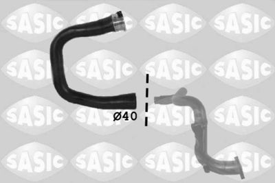 Трубка нагнетаемого воздуха SASIC 3336104 для OPEL CORSA
