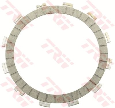 Belaglamellensatz, Kupplung